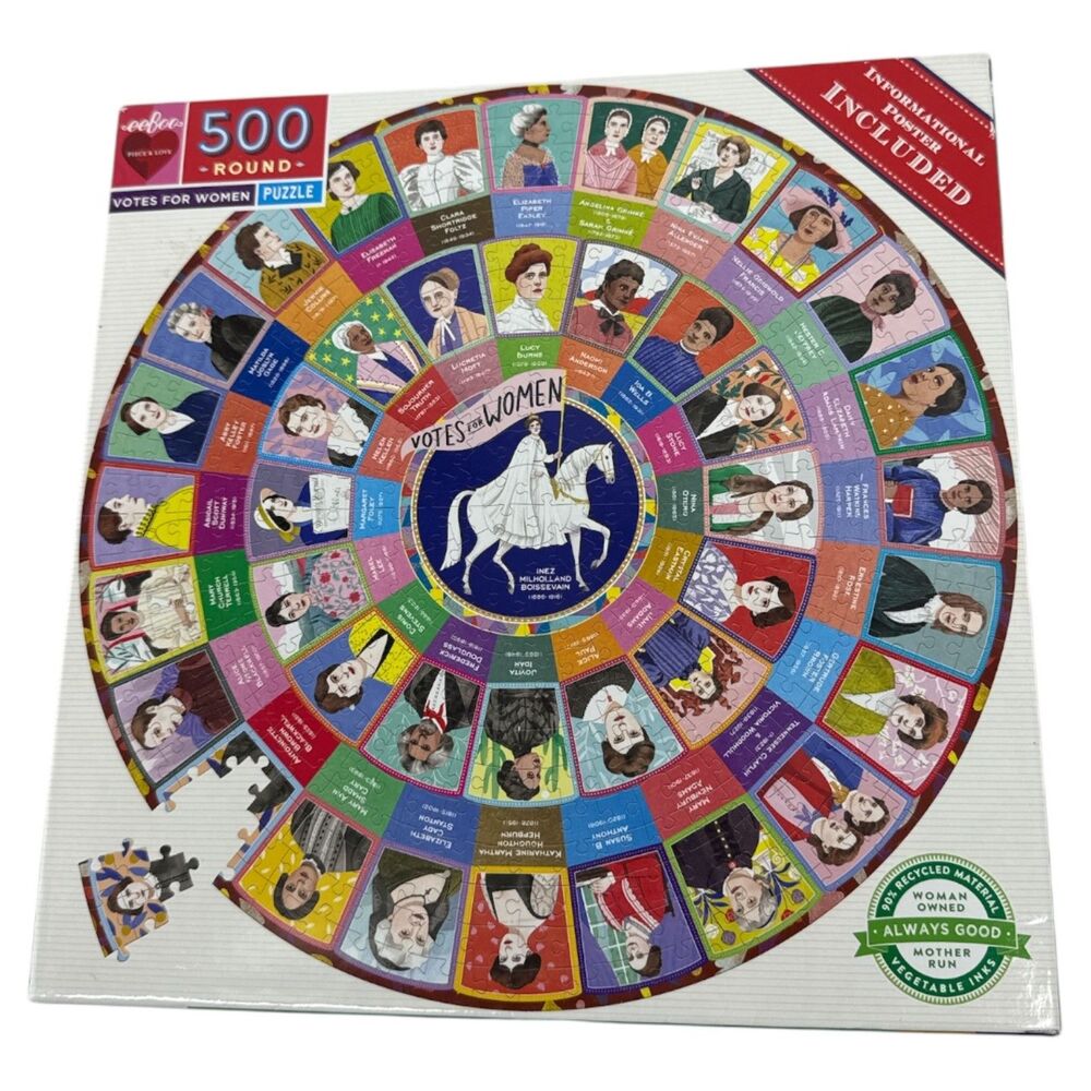 Votes For Women 500 Piece jigsaw Puzzle eeboo history educational